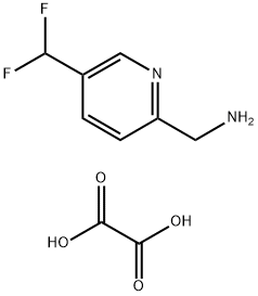 5-(二氟甲基)吡啶-2-基]甲胺草酸盐, 2411641-51-3, 结构式
