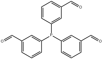 Benzaldehyde, 3,3',3''-phosphinidynetris- Structure