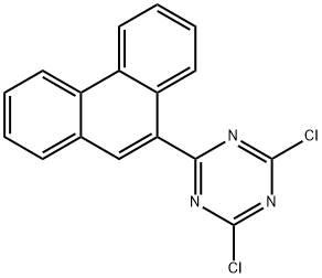 2,4-二氯-6-(苯萘-9-基)-1,3,5-三嗪,2413373-12-1,结构式