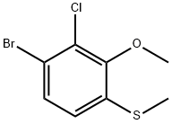 (4-Bromo-3-chloro-2-methoxyphenyl)(methyl)sulfane|(4-溴-3-氯-2-甲氧基苯基)(甲基)磺胺