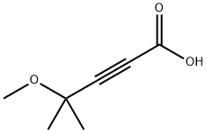 2-Pentynoic acid, 4-methoxy-4-methyl- Struktur