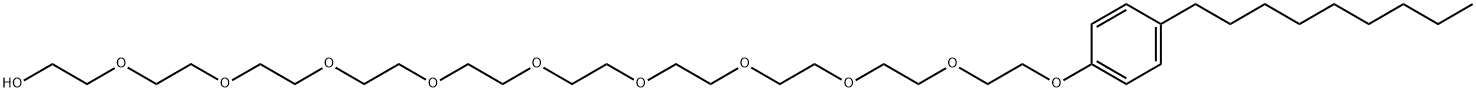 4-n-Nonylphenol decaethoxylate Struktur