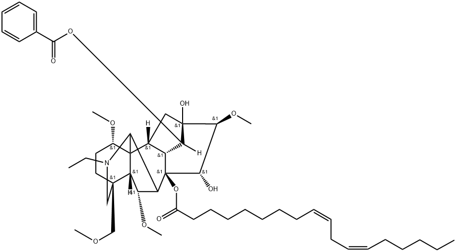 Lipodeoxyaconitine, 244190-83-8, 结构式