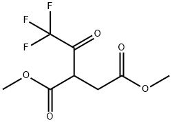 Butanedioic acid, 2-(2,2,2-trifluoroacetyl)-, 1,4-dimethyl ester Struktur