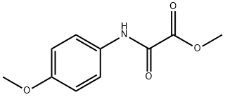 2-[(4-甲氧基苯基)氨基]-2-氧代乙酸甲酯, 24439-54-1, 结构式