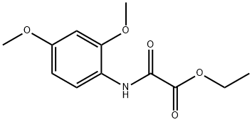 Acetic acid, 2-[(2,4-dimethoxyphenyl)amino]-2-oxo-, ethyl ester Struktur