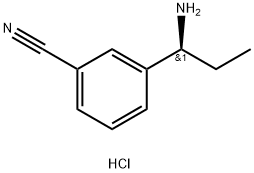 (S)-3-(1-aminopropyl)benzonitrile hydrochloride|(S)-3-(1-aminopropyl)benzonitrile hydrochloride