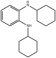 1,2-Benzenediamine, N1,N2-dicyclohexyl- Structure