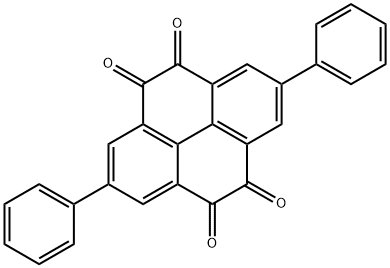 2,7-DIPHENYL-4,5,9,10-PYRENETETRONE 结构式