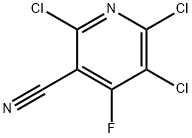 3-Pyridinecarbonitrile, 2,5,6-trichloro-4-fluoro- Structure