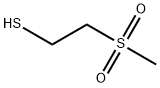 2-methanesulfonylethane-1-thiol 化学構造式