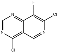 Pyrido[4,3-d]pyrimidine, 4,7-dichloro-8-fluoro- Structure