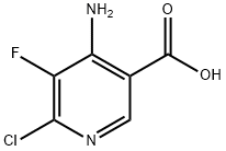 4-氨基-6-氯-5-氟烟酸, 2454491-15-5, 结构式