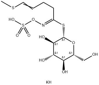 Glucoraphasatin potassium salt Struktur