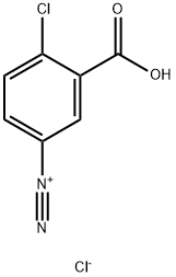 3-Carboxy-4-chloro-benzenediazonium Chloride Struktur