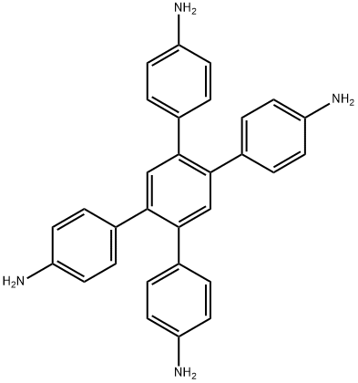 4',5'-双(4-氨基苯基)-[1,1':2',1''-三苯基]-4,4''-二胺 结构式