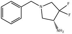 (R)-1-benzyl-4,4-difluoropyrrolidin-3-amine Structure