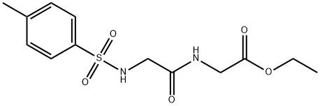 Glycine, N-[(4-methylphenyl)sulfonyl]glycyl-, ethyl ester 化学構造式
