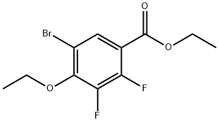 Ethyl 5-bromo-4-ethoxy-2,3-difluorobenzoate Struktur