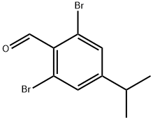 2,6-Dibromo-4-isopropylbenzaldehyde Struktur