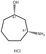 顺式-3-氨基-环庚醇盐酸盐, 2493996-15-7, 结构式