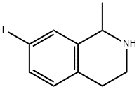 7-氟-1-甲基-1,2,3,4-四氢异喹啉,249624-75-7,结构式