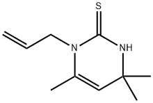 2(1H)-Pyrimidinethione, 3,4-dihydro-4,4,6-trimethyl-1-(2-propen-1-yl)-