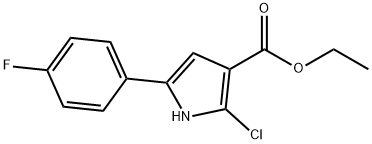 1H-Pyrrole-3-carboxylic acid, 2-chloro-5-(4-fluorophenyl)-, ethyl ester