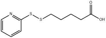 5-(pyridin-2-yldisulfanyl)pentanoic acid Structure