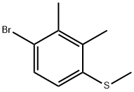 (4-Bromo-2,3-dimethylphenyl)(methyl)sulfane Structure