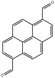 芘-1,6-二甲醛, 252338-01-5, 结构式