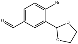 Benzaldehyde, 4-bromo-3-(1,3-dioxolan-2-yl)-