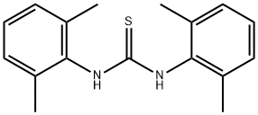 Thiourea, N,N'-bis(2,6-dimethylphenyl)- Structure