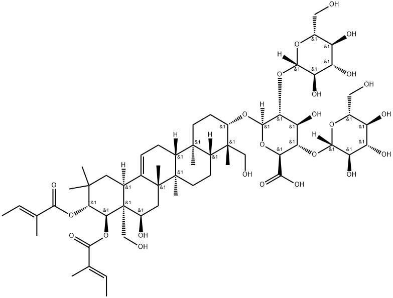 Aesculioside C, 254896-65-6, 结构式