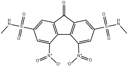 4,5-bisnitro-N~2~,N~7~-dimethyl-9-oxo-9H-fluorene-2,7-disulfonamide Struktur