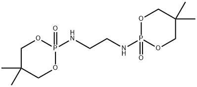 N1,N2-Bis(5,5-dimethyl-2-oxido-1,3,2-dioxaphosphorinan-2-yl)-1,2-ethanediamine Structure