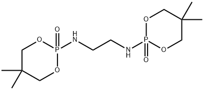 N1,N2-Bis(5,5-dimethyl-2-oxido-1,3,2-dioxaphosphorinan-2-yl)-1,2-ethanediamine 化学構造式