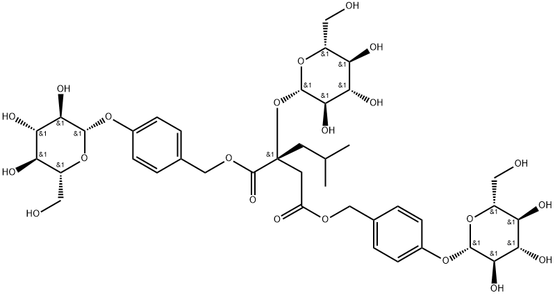 2-O-葡萄糖基白及苷,256459-34-4,结构式