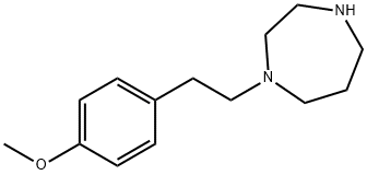 1H-1,4-Diazepine, hexahydro-1-[2-(4-methoxyphenyl)ethyl]- Structure