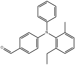4-[(2-Ethyl-6-Methylphenyl)Phenylamino]-Benzaldehyde Struktur