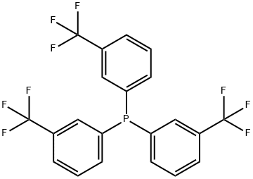 三(3-(三氟甲基)苯基)膦 结构式
