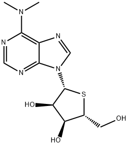 N6,N6-Dimethyl-4’-thio-adenosine 化学構造式