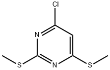 4-chloro-2,6-bis(methylsulfanyl)pyrimidine Structure