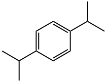 Benzene,1,4-bis(1-methylethyl)-,homopolymer 
 Struktur