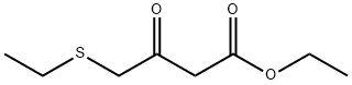 Butanoic acid, 4-(ethylthio)-3-oxo-, ethyl ester,25907-36-2,结构式