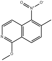 1-methoxy-6-methyl-5-nitroisoquinoline 结构式