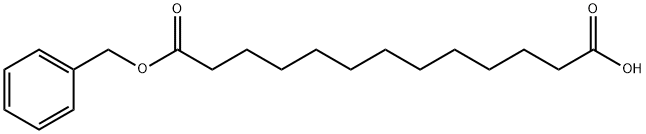 Tridecanedioic acid, 1-(phenylmethyl) ester Structure