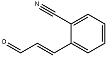 Benzonitrile, 2-[(1E)-3-oxo-1-propen-1-yl]- Struktur