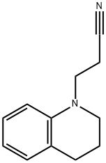 1(2H)-Quinolinepropanenitrile, 3,4-dihydro- 化学構造式