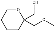 2H-Pyran-2-methanol, tetrahydro-2-(methoxymethyl)- Structure